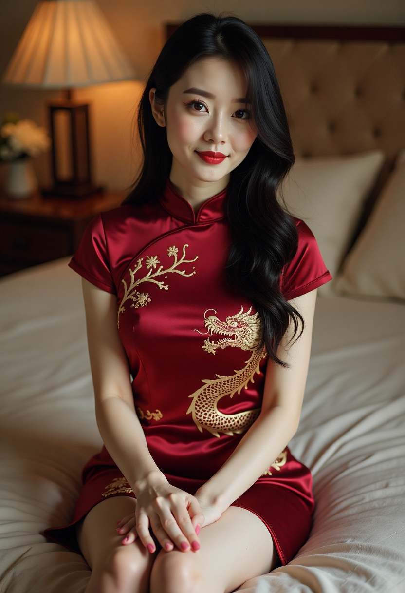 酒店客房窗边与床铺的实拍画面